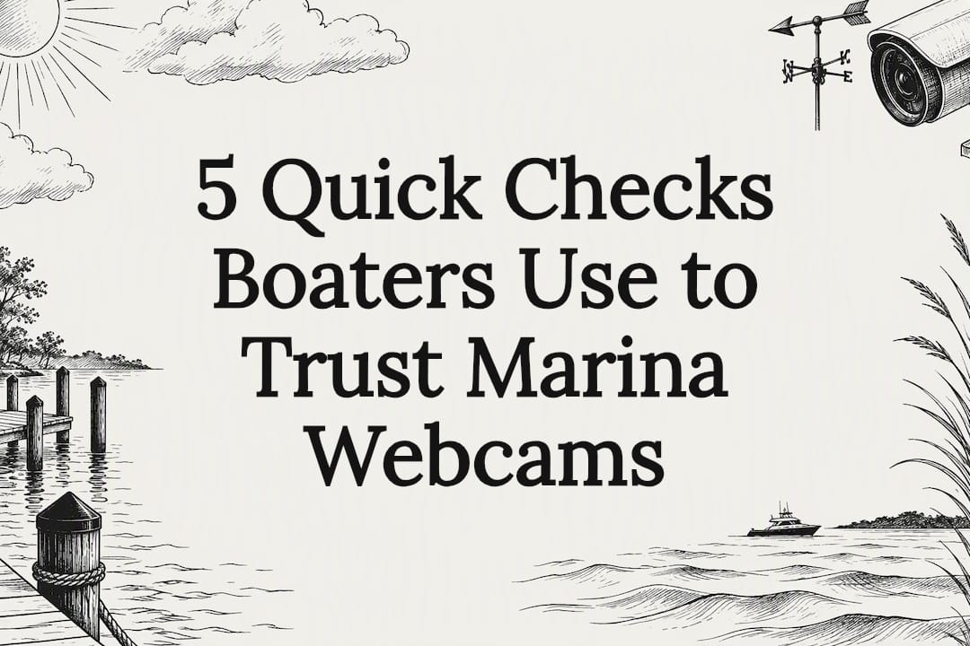 5 Quick Checks Boaters Use to Trust Marina Webcams