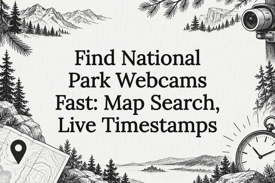 Find National Park Webcams Fast: Map Search, Live Timestamps