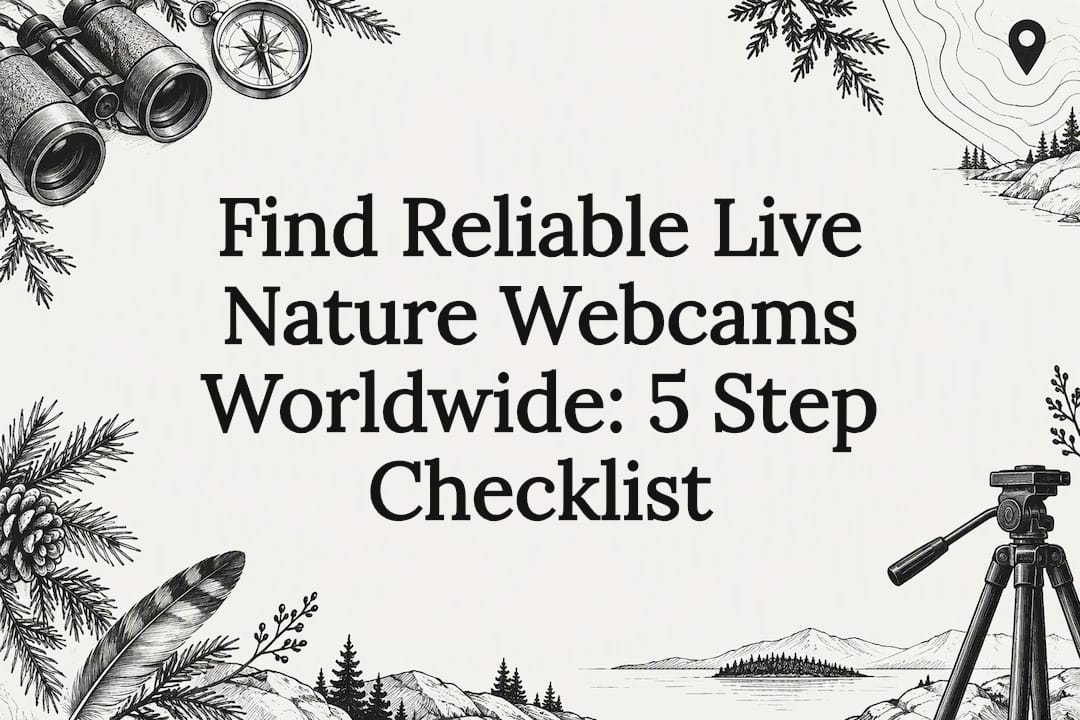 Find Reliable Live Nature Webcams Worldwide: 5 Step Checklist